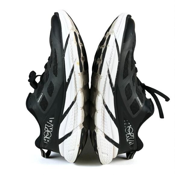 HOKA One One Clifton 2 Road-Running Shoes Sneaker Men 8.5 Black Everyday Travel main image 10